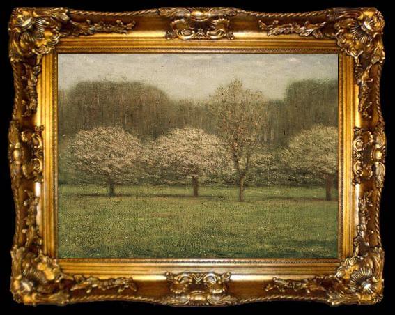 framed  Dwight William Tryon Apple Blossoms, ta009-2